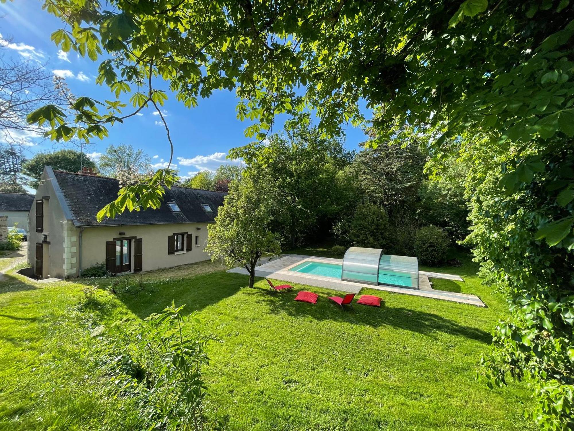 Villa Domaine Jeanne De Laval La Bohalle Exterior foto